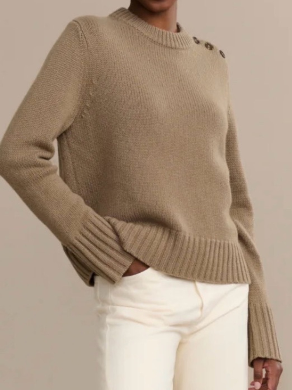 Jenni Kayne 
Grace  Crewneck Umber